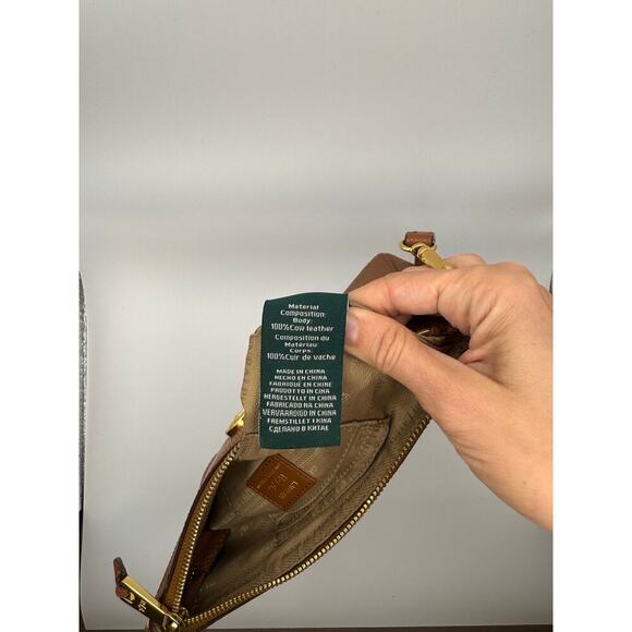 Lauren Ralph Lauren Mini Brown Shoulder Bag - Picture 7 of 12